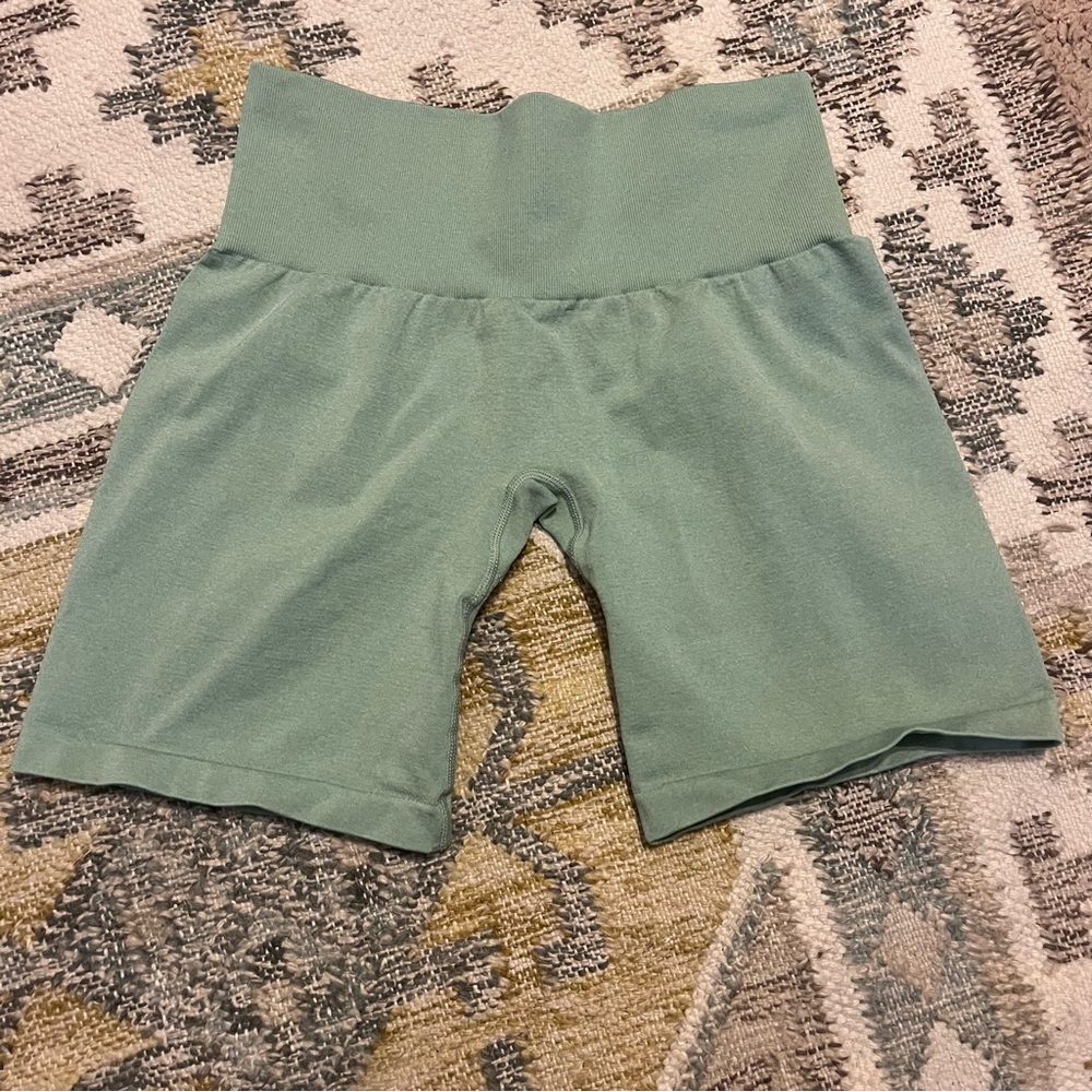 NVGTN Mint Green Biker Shorts Size S